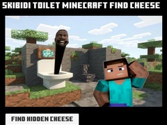 Jwèt Skibidi Toilet Minecraft Find Cheese