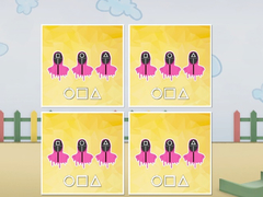 Jwèt Squid Game Memory Card Match