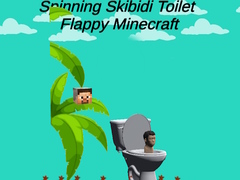 Jwèt Spinning Skibidi Toilet Flappy Minecraft