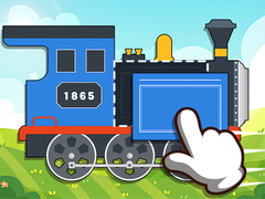 Jwèt Labo Brick Train Game For Kids