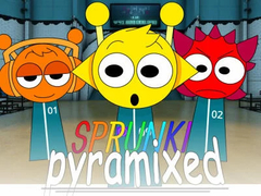 Jwèt Sprunki Pyramixed: Squid Game