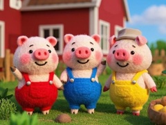 Jwèt Find The Differences: The 3 Little Pigs