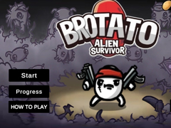 Jwèt Brotato Alien Survivor
