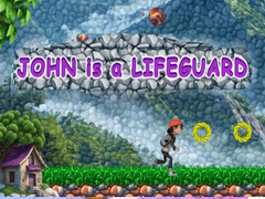 Jwèt John is a lifeguard