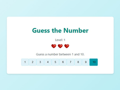 Jwèt Guess The Number