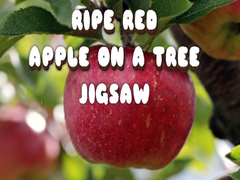 Jwèt Ripe Red Apple on a Tree Jigsaw