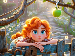 Jwèt Find The Differences: Green Apple