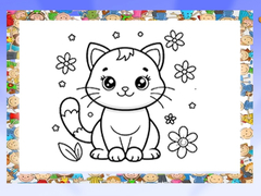 Jwèt Beautiful Cats Coloring Book