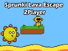 Jwèt Sprunki Lava Escape 2Player