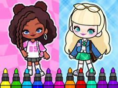 Jwèt Coloring Book: Aha World Sporty Girl