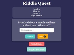 Jwèt Riddle Quest Brain Teaser