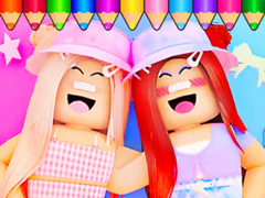 Jwèt Coloring Book: Roblox Bestie