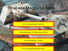 Jwèt Tank Quiz: Maus