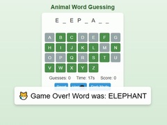 Jwèt Animal Word Guessing Game