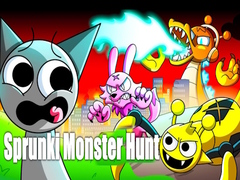 Jwèt Sprunki Monster Hunt