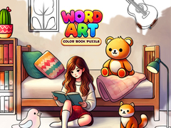 Jwèt Word Art: Color Book Puzzle