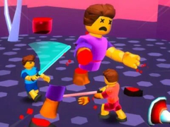 Jwèt Hero Blocks Arena! Ragdoll Sword Fight