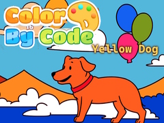 Jwèt Color By Code: Yellow Dog