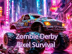Jwèt Zombie Derby Pixel Survival