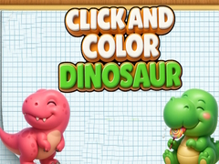 Jwèt Click And Colors Dinosaurs