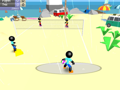 Jwèt Stickman Beach Volleyball