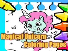 Jwèt Magical Unicorn Coloring Pages