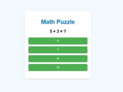 Jwèt Math Puzzle