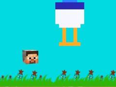 Jwèt Chicken Jockey Flappy Minecraft