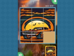 Jwèt Monster Truck Sliding Puzzles