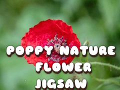 Jwèt Poppy Nature Flower Jigsaw