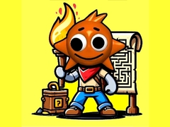 Jwèt Sprunki Torches Maze