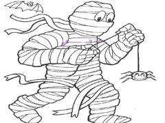 Jwèt Mummy Coloring Book