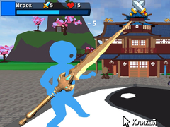 Jwèt Obby Stickman  On Swords