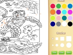 Jwèt Sea Animal Coloring Book