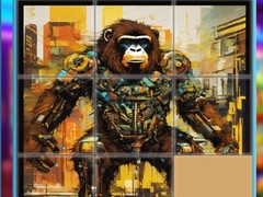 Jwèt Gorilla Sliding Puzzles