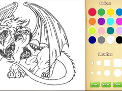 Jwèt Dragon Chimera Coloring Book