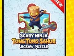 Jwèt Scary Ninja Tung Tung Sahur Jigsaw Puzzle