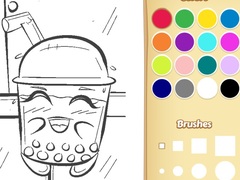 Jwèt Boba Tea Coloring Book for Kids