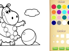 Jwèt Baby Farm Animals Coloring Book for Kids