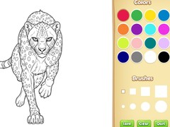 Jwèt Wild Animals Coloring Book