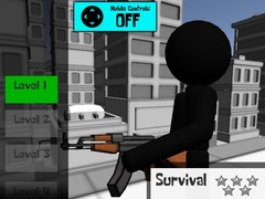 Jwèt Stickman Gun Shooter 3D