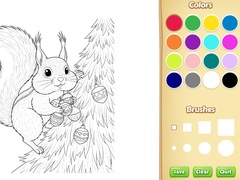 Jwèt Christmas Animal Coloring Book for Kids