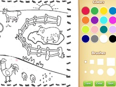 Jwèt Farming Coloring Book For Kids