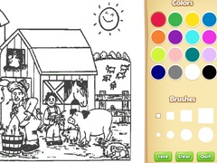 Jwèt Farm Coloring Book For Kids