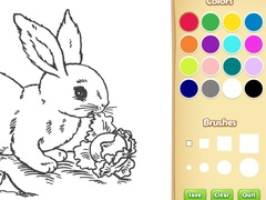 Jwèt Bunny Coloring Book For Kids