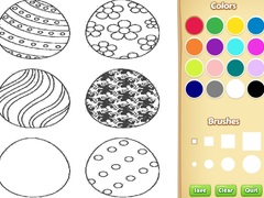 Jwèt Easter Eggs Coloring Book for Kids