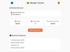 Jwèt Jburger Tycoon