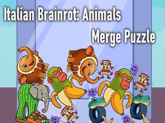 Jwèt Italian Brainrot: Animals Merge Puzzle
