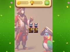 Jwèt Pirate Cat Memory Match