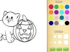 Jwèt Halloween Coloring Book